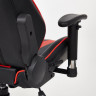 Кресло iCar , кож/зам, черный/красный