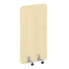 R-line Перегородка на металлических опорах, на роликах DP.R-80-150 Клён/Серый металл 800*18*1500