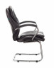 Кресло Бюрократ T-9950AV черный эко.кожа полозья металл хром