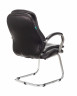 Кресло Бюрократ T-9950AV черный эко.кожа полозья металл хром