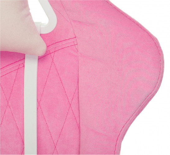 Кресло игровое A4Tech Bloody GC-310 розовый сиденье розовый крестов.