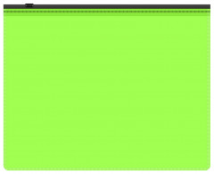 Папка на молнии ZIP Бюрократ Double Neon DNEBPM4ALETTBL A4+ полипропилен 0.15мм салатовый цвет молнии черный