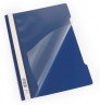 Папка-скоросшиватель Durable 2573-07 A4 прозрач.верх.лист ПВХ синий