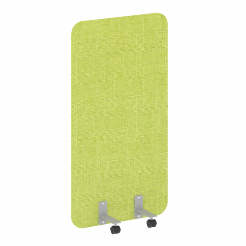 R-line soft Перегородка на металлических опорах, на роликах AP.R-80-150 Romeo 07/Серый металл 800*18*1500