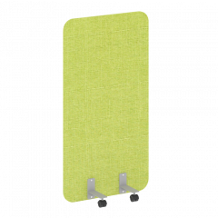 R-line soft Перегородка на металлических опорах, на роликах AP.R-80-150 Romeo 07/Серый металл 800*18*1500