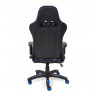 Кресло iCar , кож/зам, черный/синий