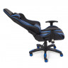 Кресло iCar , кож/зам, черный/синий