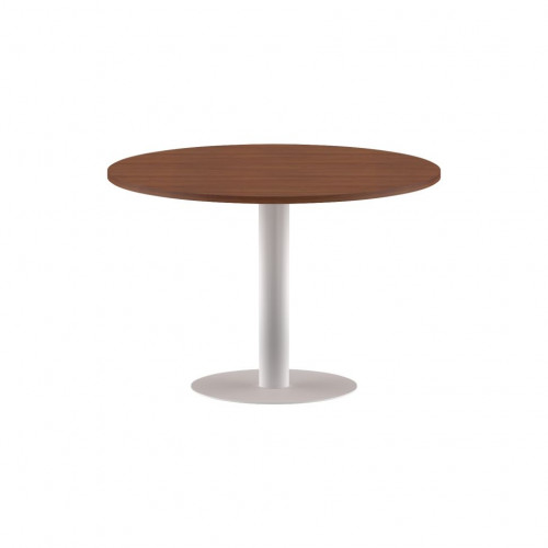 Конференц стол ПРГ-100 Орех Французский/Белый D1000х750