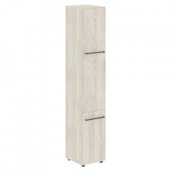 Шкаф колонка с глухой средней и малой дверью LHC 40.3 Сосна Эдмонт 400х430х2253 LOFTIS