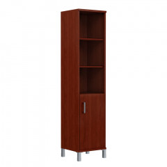 Шкаф-колонка высокая с глухой малой дверью B 431.2(R) Бургунди 475х450х2054 BORN