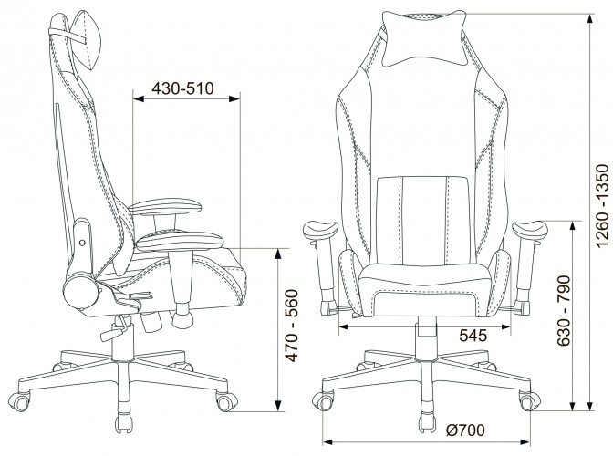 Кресло игровое Zombie HERO BATTLEZONE PRO черный/красный эко.кожа с подголов. крестов. пластик