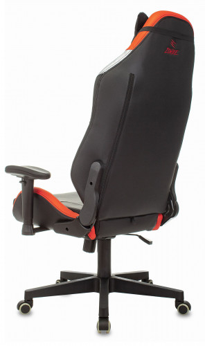 Кресло игровое Zombie HERO BATTLEZONE PRO черный/красный эко.кожа с подголов. крестов. пластик