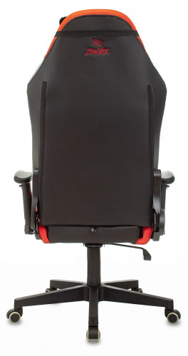 Кресло игровое Zombie HERO BATTLEZONE PRO черный/красный эко.кожа с подголов. крестов. пластик