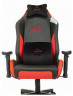 Кресло игровое Zombie HERO BATTLEZONE PRO черный/красный эко.кожа с подголов. крестов. пластик