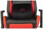 Кресло игровое Zombie HERO BATTLEZONE PRO черный/красный эко.кожа с подголов. крестов. пластик