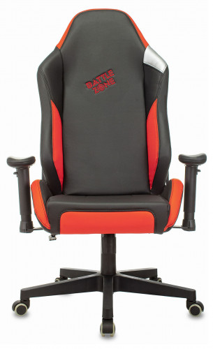 Кресло игровое Zombie HERO BATTLEZONE PRO черный/красный эко.кожа с подголов. крестов. пластик