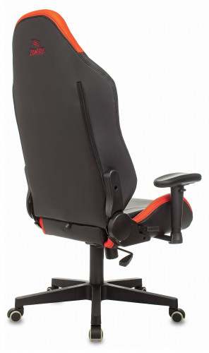 Кресло игровое Zombie HERO BATTLEZONE PRO черный/красный эко.кожа с подголов. крестов. пластик