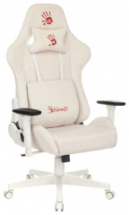 Кресло игровое A4Tech Bloody GC-320 белый сиденье белый крестов.