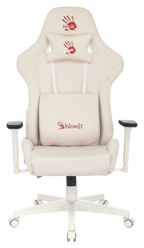 Кресло игровое A4Tech Bloody GC-320 белый сиденье белый крестов.