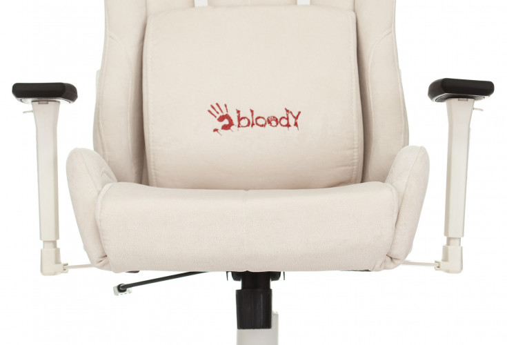 Кресло игровое A4Tech Bloody GC-320 белый сиденье белый крестов.