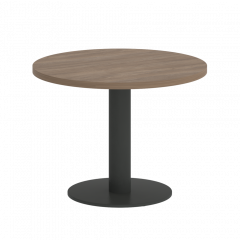 Home Office Стол журнальный круглый VR.SP-5-60.1G Дуб аризона/Антрацит металл 600*600*453