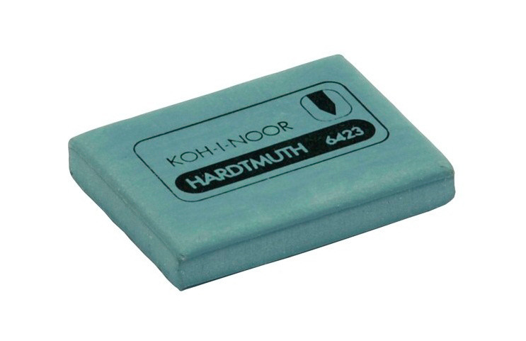Ластик Koh-I-Noor 6423 6423018004KDRU прямоугольный 36х23х8мм каучук серый клячка
