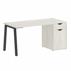 Home Office Стол письменный VR.SP-3-158.1.A Дуб наварра/Антрацит металл 1580*720*750