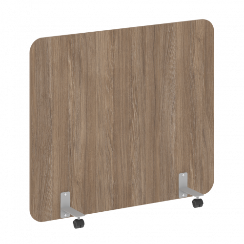 R-line Перегородка на металлических опорах, на роликах DP.R-140-120 Дуб аризона/Серый металл 1400*18*1200