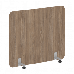 R-line Перегородка на металлических опорах, на роликах DP.R-140-120 Дуб аризона/Серый металл 1400*18*1200