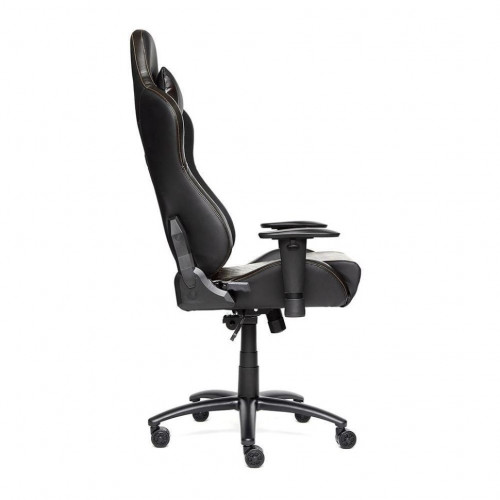 Кресло iChess, кож/зам, черный/коричневый