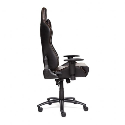 Кресло iChess, кож/зам, черный/коричневый