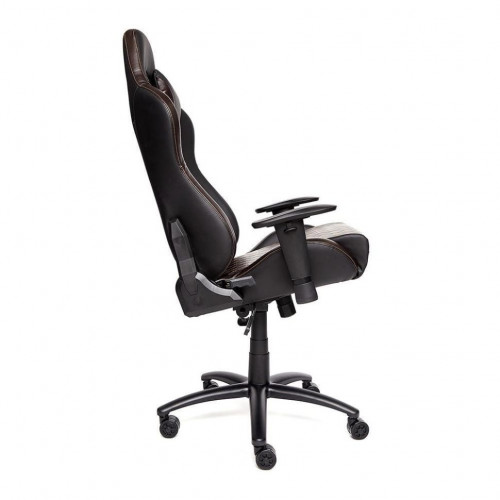 Кресло iChess, кож/зам, черный/коричневый