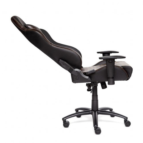 Кресло iChess, кож/зам, черный/коричневый