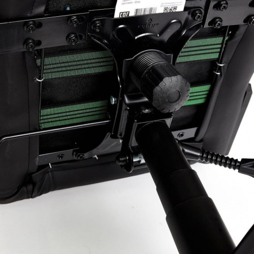 Кресло iChess, кож/зам, черный/коричневый