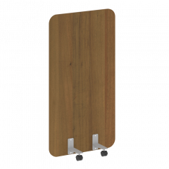 R-line Перегородка на металлических опорах, на роликах DP.R-80-150 Орех/Серый металл 800*18*1500