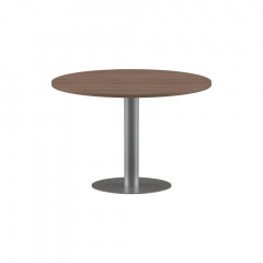 Конференц стол ПРГ-100 Ясень Шимо/Алюминий D1000х750