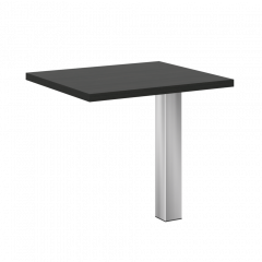 Yalta Брифинг-приставка M-LT.BR-1 Суар тёмный/Нерж. сталь 800*700*750