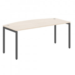 Стол руководителя XSET 189 Бук Тиара/Антрацит 1800х914х750 XTEN-S