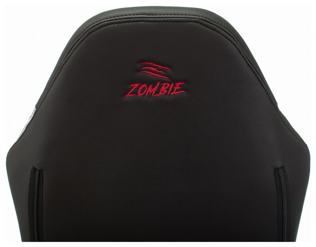 Кресло игровое Zombie HERO BATZONE PRO черный эко.кожа с подголов. крестов. пластик