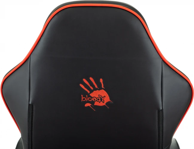 Кресло игровое A4Tech Bloody GC-780 черный сиденье черный кожзам с подголов. крестов. металл черный пластик черный