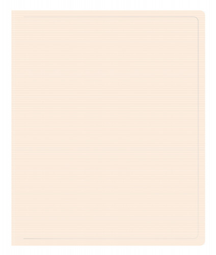 Папка на 2-х кольцах Бюрократ DeLuxe DL0740/2MILK A4 пластик 0.7мм кор.32мм молочный