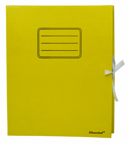 Папка архивная 2 завязки Silwerhof ПАЗ-45 микрогофрокартон корешок 45мм A4 315x230x45мм ассорти