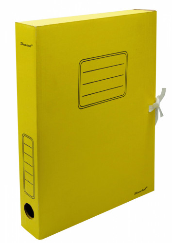 Папка архивная 2 завязки Silwerhof ПАЗ-45 микрогофрокартон корешок 45мм A4 315x230x45мм ассорти