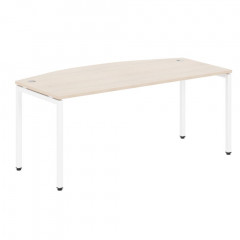 Стол руководителя XSET 189 Бук Тиара/Белый 1800х914х750 XTEN-S