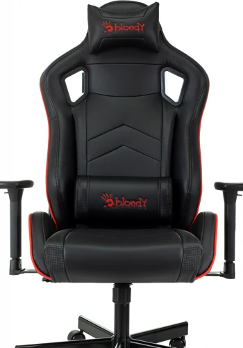 Кресло игровое A4Tech Bloody GC-840 черный сиденье черный эко.кожа с подголов. крестов. металл черный пластик черный