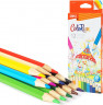 Карандаши цв. Deli EC130-12 ColoRun шестигран. дерево 12цв. коробка/европод. (12шт)