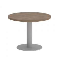 Home Office Стол журнальный круглый VR.SP-5-60.1G Дуб аризона/Серый металл 600*600*453