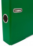 Папка-регистратор Silwerhof 355021-03 A4 75мм ПВХ/бумага зеленый мет.окант. сборная смен.карм. на кор.