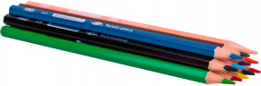 Карандаши цв. Deli EC111-12 Color Emotion шестигран. липа 12цв. пласт.туб. (12шт)