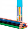 Карандаши цв. Deli EC111-12 Color Emotion шестигран. липа 12цв. пласт.туб. (12шт)